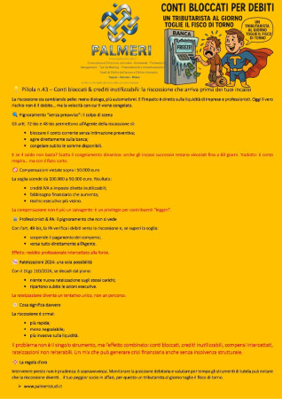 NUOVE PROCEDURE CAUTELARI DEL FISCO