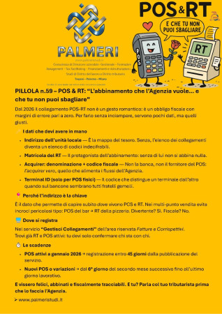 ABBINAMENTO POS & RT