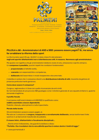 AMMIN ISTRATORI ASD E SSD COMPENSI