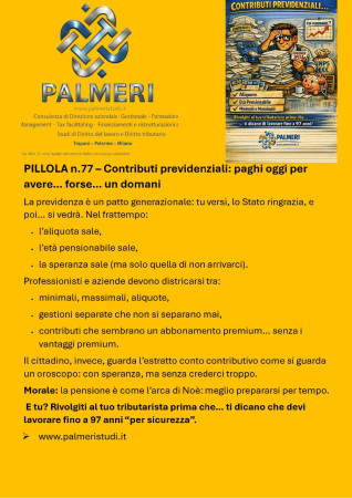 CONTRIBUTI & PENSIONE