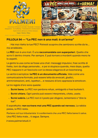 PEC OCCHIO A CIO' CHE SCRIVI