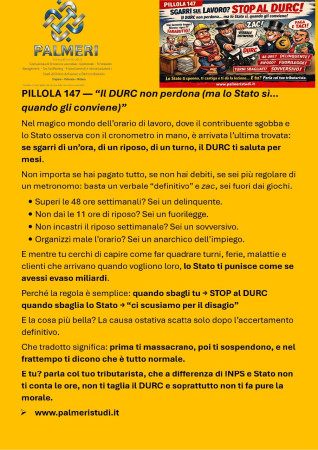 DURC E RIPOSI