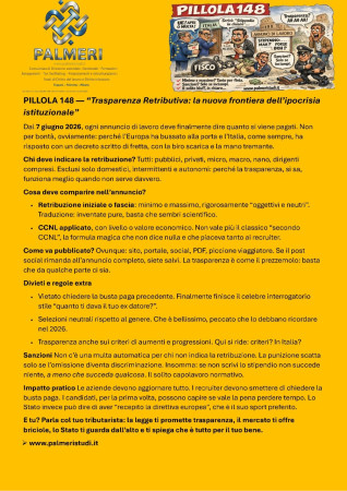 TRASPARENZA RETRIBUTIVA