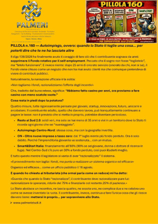 RIFORMA AUTOIMPIEGO